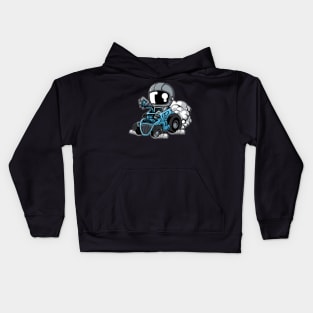 Astronaut Hot Rod Kids Hoodie